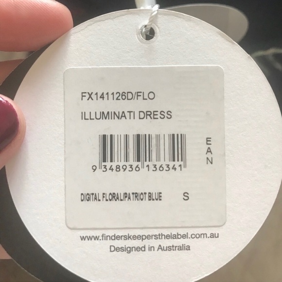 NWT Finders Keepers Illuminati Navy Blue Dress - Picture 5 of 5